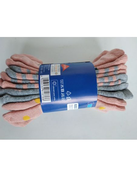 Socks terry Lupilu pink 19-22 (5 pairs) buy in online store