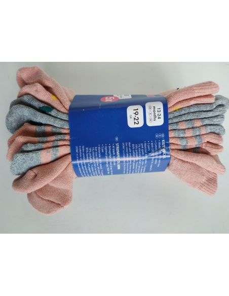 Socks terry Lupilu pink 19-22 (5 pairs) buy in online store