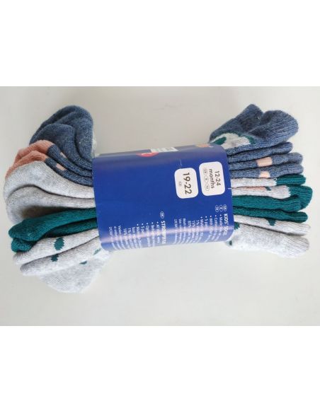 Socks terry Lupilu green 19-22 (5 pairs) buy in online store