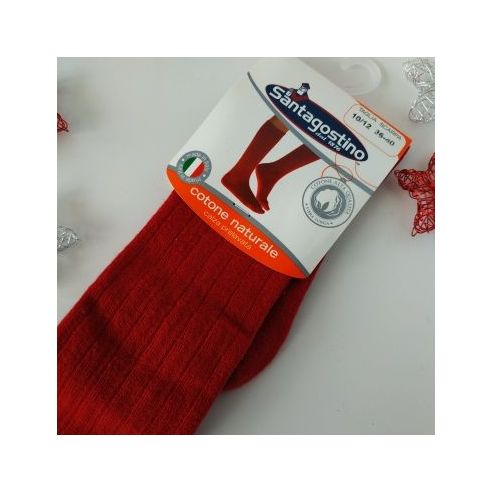 Socks High Santagostino Red 1pc size 31-34 buy in online store