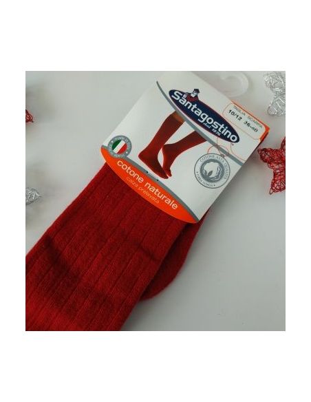 Socks High Santagostino Red 1pc size 31-34 buy in online store