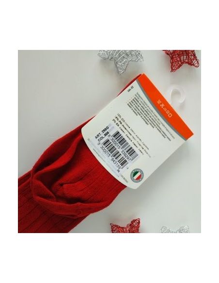 Socks High Santagostino Red 1pc size 31-34 buy in online store