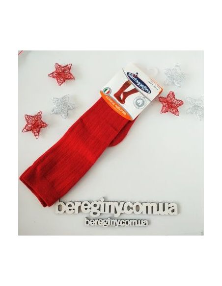 Socks High Santagostino Red 1pc size 31-34 buy in online store