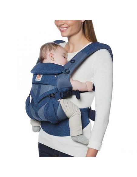 Ergonomic Ergo Backpack Ergobaby Ergo Baby Omni 360 Cool Air Mesh Carrier - Blue Blooms buy in online store