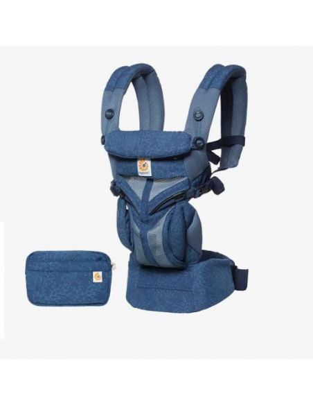 Ergonomic Ergo Backpack Ergobaby Ergo Baby Omni 360 Cool Air Mesh Carrier - Blue Blooms buy in online store