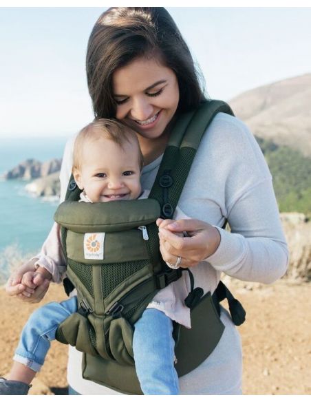 Ergonomic Ergo Backpack Ergobaby Omni 360 Cool Air Mesh Carrier Khaki Green buy in online store Ergonomic Ergo Backpack Ergobaby Omni 360 Cool Air Mesh Carrier Khaki Green buy in online store