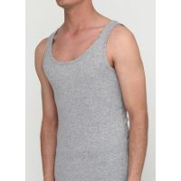 Cotton Men's T-shirt Liverge (Germany) - size 4XL, gray buy in online store