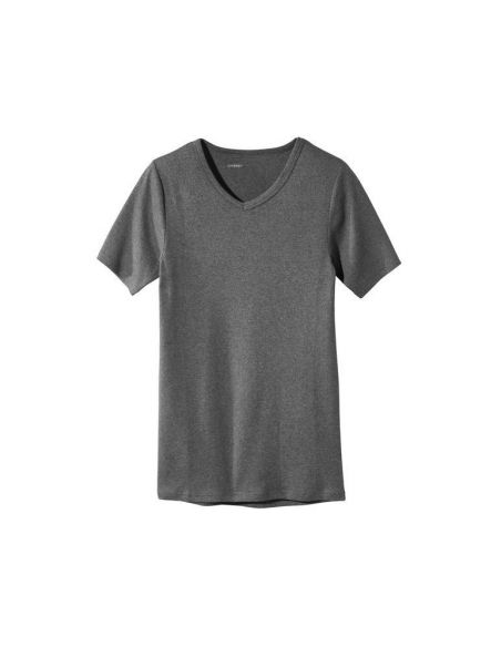Men's Base T-shirt LiveRGY (Germany) V-neckline - Size L, Dark Gray buy in online store Men's Base T-shirt LiveRGY (Germany) V-neckline - Size L, Dark Gray buy in online store