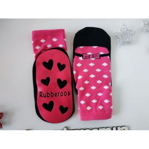 Baby socks with anti-slip sole size 18 months - raspberry buy in online store