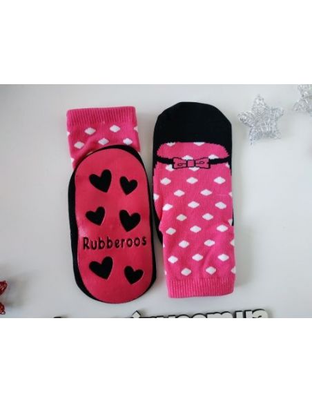 Baby socks with anti-slip sole size 18 months - raspberry buy in online store Baby socks with anti-slip sole size 18 months - raspberry buy in online store