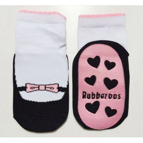 Baby socks with anti-slip sole size 12 months - black shoes buy in online store
