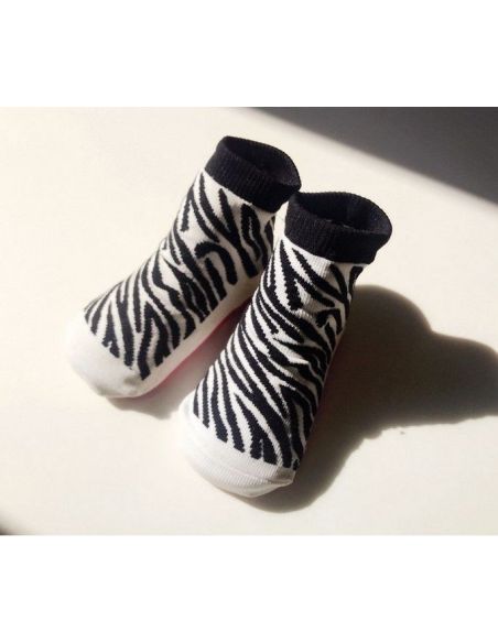 Baby socks with anti-slip sole size 12 months - zebra buy in online store Baby socks with anti-slip sole size 12 months - zebra buy in online store
