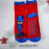 Socks Anti-slip terry children's 27-30 - Hero in masks (red) buy in online store