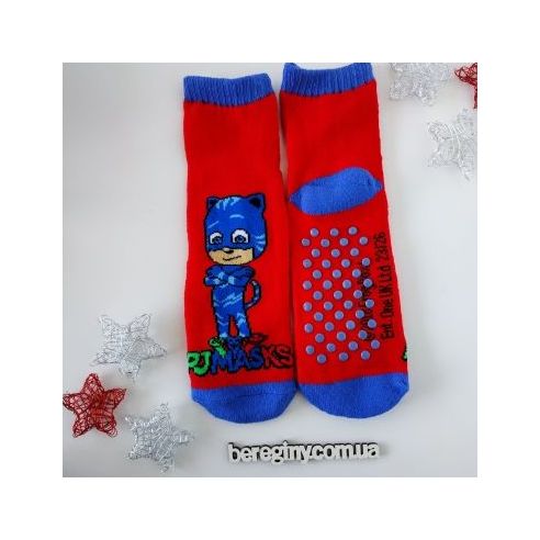 Socks Anti-slip terry children's 27-30 - Hero in masks (red) buy in online store