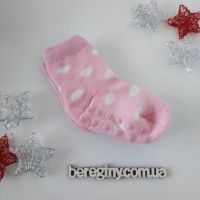 Socks Anti-slip terry children 19-22 - Pink buy in online store