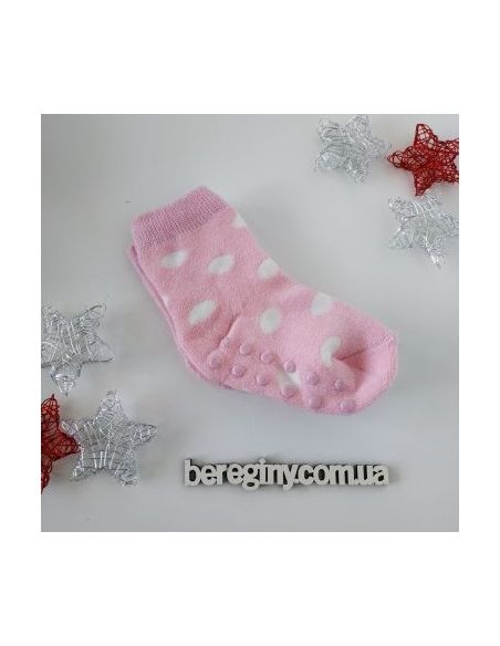 Socks Anti-slip terry children 19-22 - Pink buy in online store Socks Anti-slip terry children 19-22 - Pink buy in online store