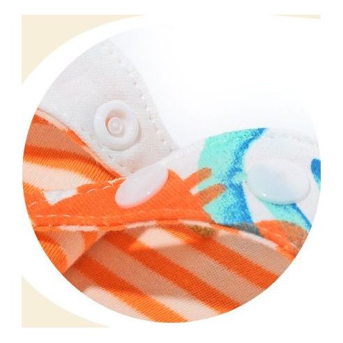 Whirl, bib, arafat on the button - double-sided set №2- 3pcs buy in online store