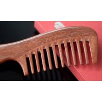 Red sandalwood comb wide teeth 18,5cm buy in online store 2