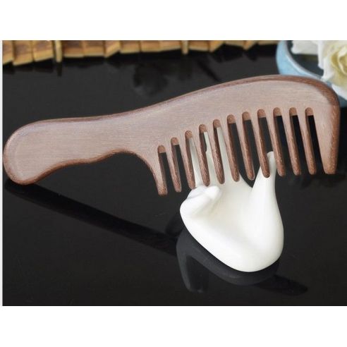 Red sandalwood comb wide teeth 18,5cm buy in online store