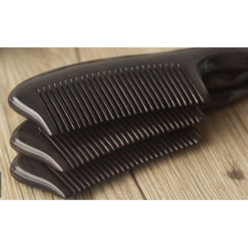 Black wood comb - ordinary teeth buy in online store