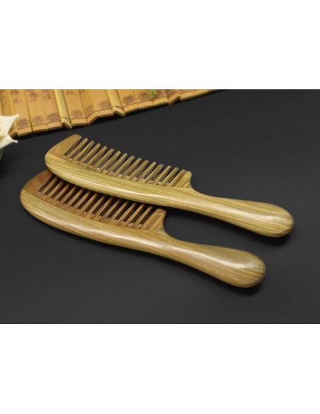 Sandalwood hairbrush - 16 teeth round handle buy in online store Sandalwood hairbrush - 16 teeth round handle buy in online store