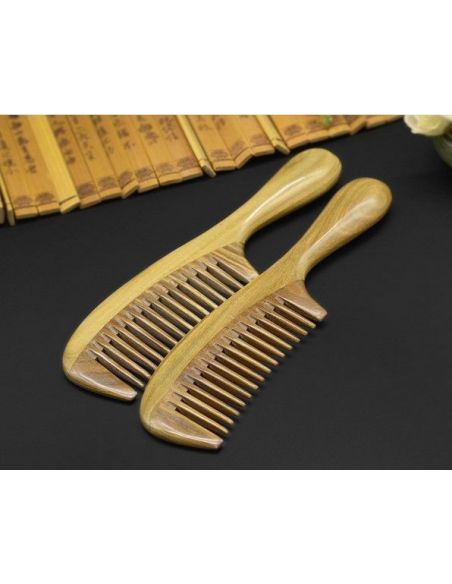 Sandalwood hairbrush - 16 teeth round handle buy in online store Sandalwood hairbrush - 16 teeth round handle buy in online store