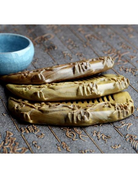 Comb from sandalwood carved buy in online store Comb from sandalwood carved buy in online store