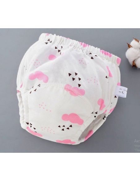 Training panties with gauze screw. layer 4 layers - Muslin - Size 90 (s) buy in online store