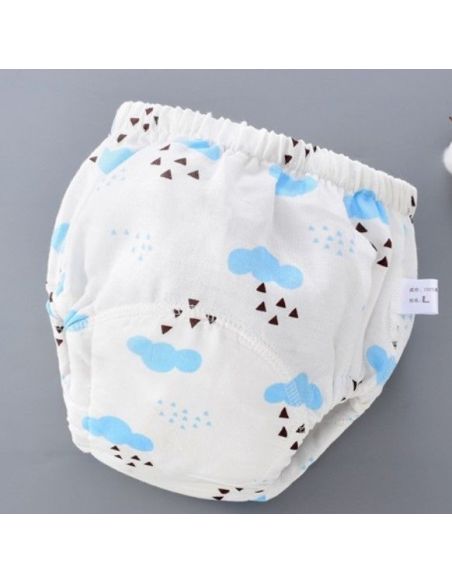 Training panties with gauze screw. layer 4 layers - Muslin - Size 90 (s) buy in online store