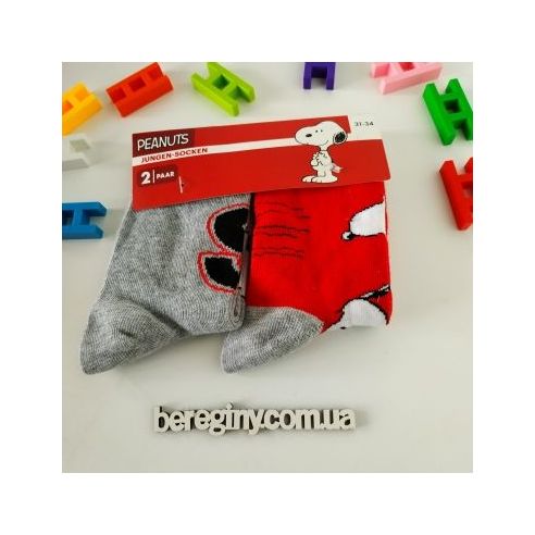 Socks Disney Snoopy 2pcs Size 23-26 buy in online store