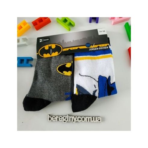 Disney Socks Batman 2pcs - Size 35-38 buy in online store