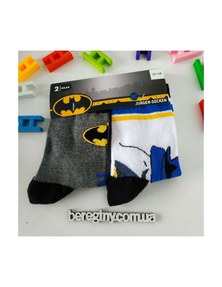 Disney Socks Batman 2pcs - Size 35-38 buy in online store