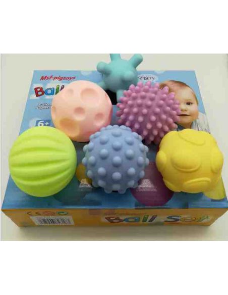 Set of touch tactile balls - Soft Balls Pastel buy in online store Set of touch tactile balls - Soft Balls Pastel buy in online store