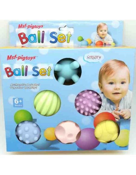 Set of touch tactile balls - Soft Balls Pastel buy in online store Set of touch tactile balls - Soft Balls Pastel buy in online store