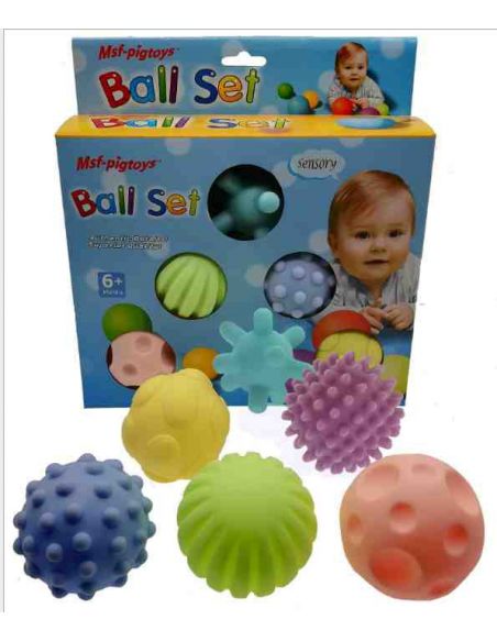 Set of touch tactile balls - Soft Balls Pastel buy in online store Set of touch tactile balls - Soft Balls Pastel buy in online store
