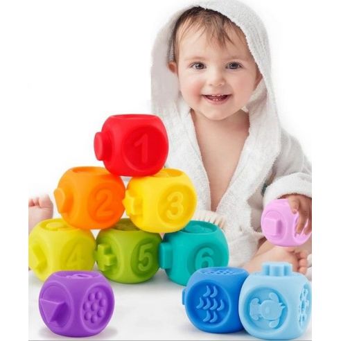 Set of sensory tactile cubes buy in online store