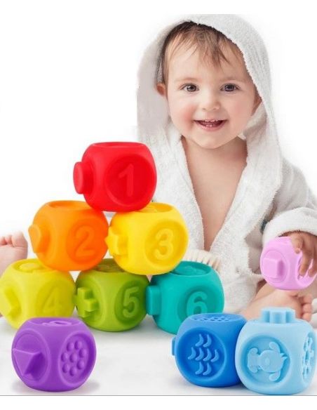 Set of sensory tactile cubes buy in online store Set of sensory tactile cubes buy in online store