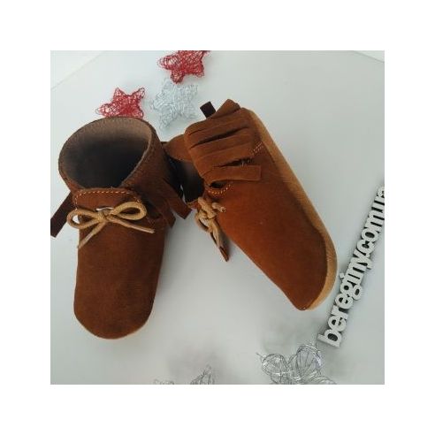 Leather booties Lupilu Brown Size 19 buy in online store