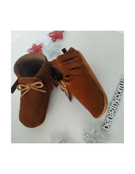 Leather booties Lupilu Brown Size 19 buy in online store