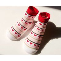Baby socks with anti-slip sole size 24 months - hearts buy in online store 2