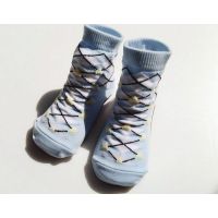 Baby socks with anti-slip sole size 24 months - blue buy in online store 2