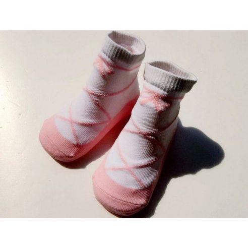 Baby socks with anti-slip sole size 24 months - ballet shoes buy in online store