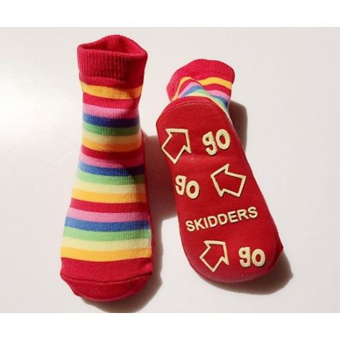 Baby socks with anti-slip sole size 24 months - Rainbow buy in online store