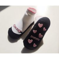 Baby socks with anti-slip sole size 24 months - black shoes buy in online store