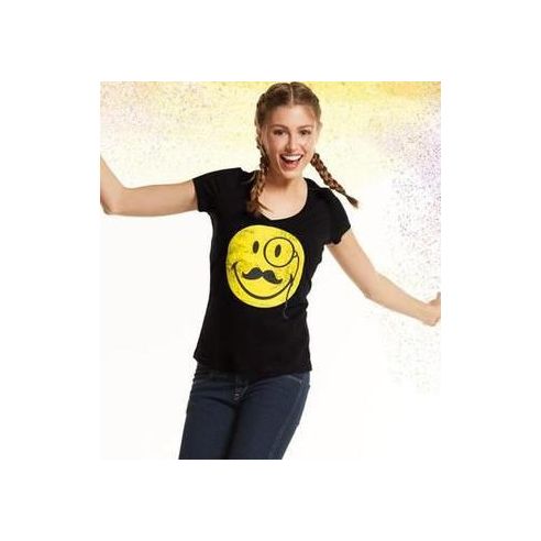 Esmara Happy Week Black T-shirt - XS buy in online store