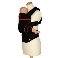 Ergo-backpack Manduca - black with red buy in online store