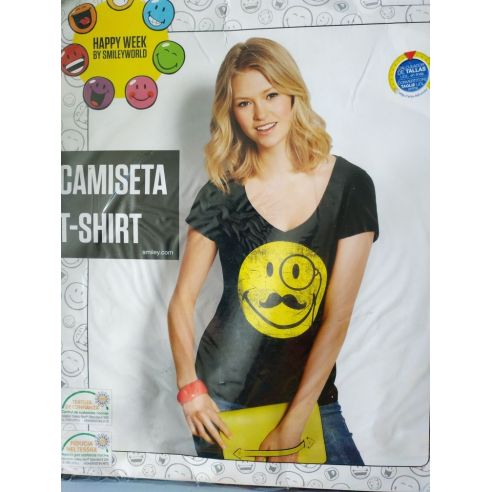 Esmara Happy Week Black T-shirt - L buy in online store