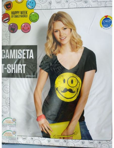 Esmara Happy Week Black T-shirt - L buy in online store Esmara Happy Week Black T-shirt - L buy in online store