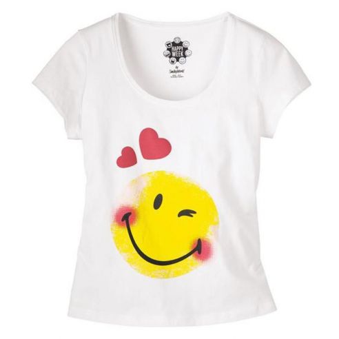 Esmara Happy Week White T-shirt - XS buy in online store