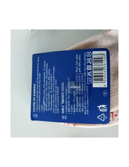 Socks Lupilu Pink 3pcs Size 19-22 buy in online store